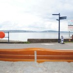 bench facing Swansea Bay